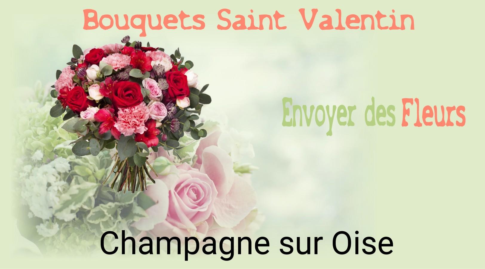 Roses de Saint-Valentin livrées à Champagne-sur-Oise